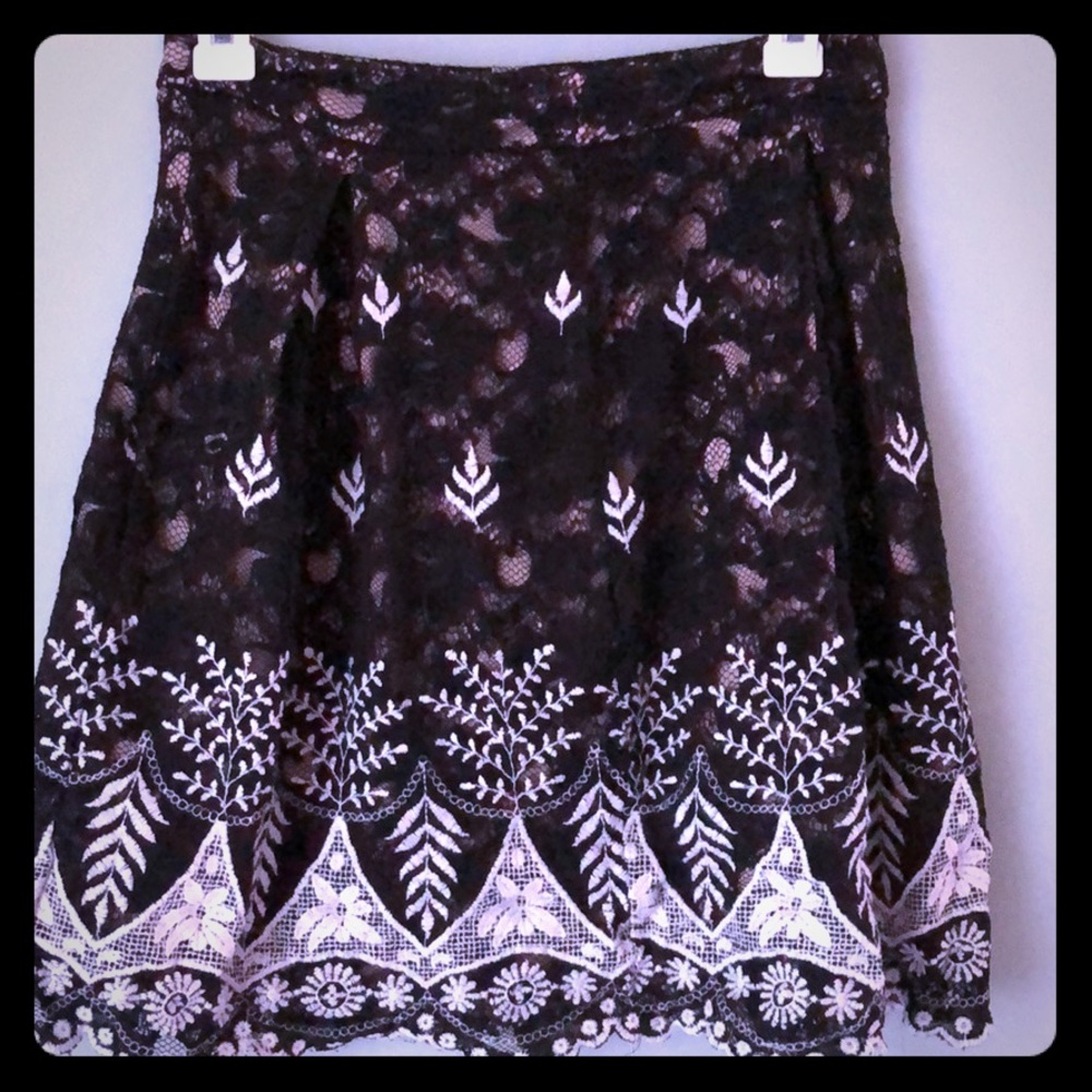Cute heavy lace skirt